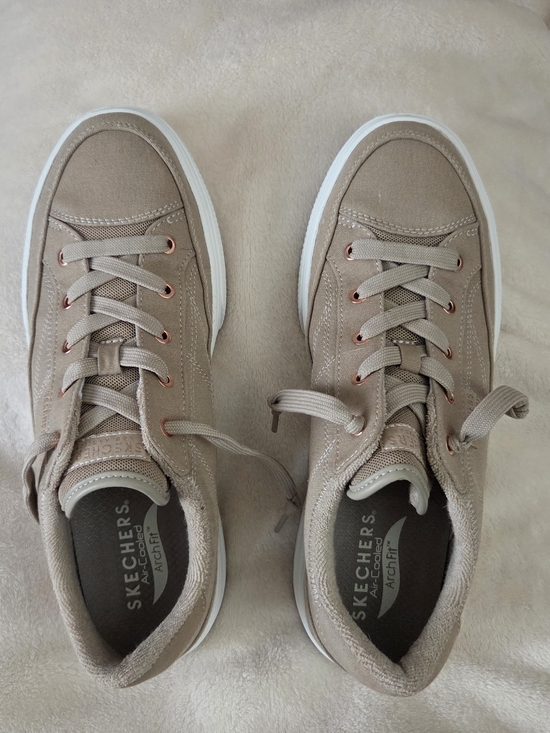 Skechers Shoes - Skechers Arch Fit Neutral Taupe Sneakers